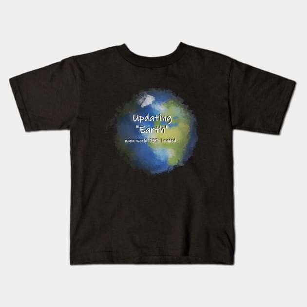 Open World "Earth" - out soon Kids T-Shirt by RedHeadAmazona